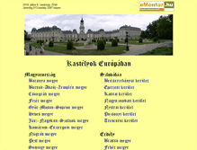 Tablet Screenshot of kastely.ementor.hu